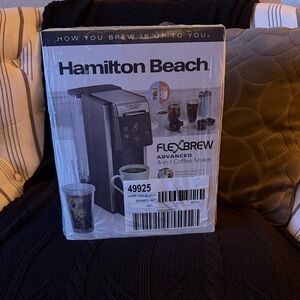 Hamilton Beach FlexBrew Coffee Maker in Black